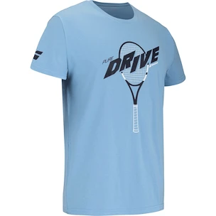 Pánské tričko Babolat  Drive Cotton Tee Drive Heritage Blue