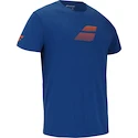 Pánské tričko Babolat  Exercise Big Flag Tee Men Dark Blue