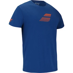 Pánské tričko Babolat  Exercise Big Flag Tee Men Dark Blue S