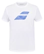 Pánské tričko Babolat  Exercise Big Flag Tee Men White