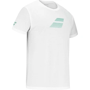 Pánské tričko Babolat  Exercise Big Flag Tee Men White