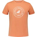 Pánské tričko Babolat  Exercise Graphic Tee Men Vibrant Orange