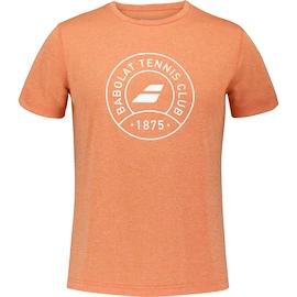 Pánské tričko Babolat Exercise Graphic Tee Men Vibrant Orange