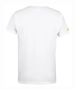 Pánské tričko Babolat  Exercise Message Tee Men White/White M