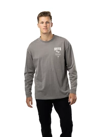 Pánské tričko Bauer Acid Wash LS Tee Grey