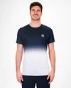 Pánské tričko BIDI BADU  Crew Gradiant Tee Dark Blue/White