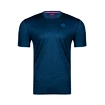 Pánské tričko BIDI BADU  Falou Tech Tee Dark Blue, Petrol