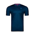 Pánské tričko BIDI BADU  Falou Tech Tee Dark Blue, Petrol XL