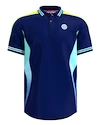 Pánské tričko BIDI BADU  Grafic Illumination Polo Dark Blue M