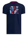 Pánské tričko BIDI BADU  New York 2024 Chill Tee Dark Blue/Red