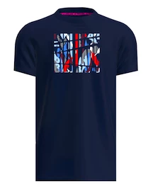 Pánské tričko BIDI BADU New York 2024 Chill Tee Dark Blue/Red