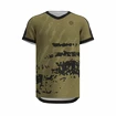 Pánské tričko BIDI BADU  Pure Wild V-Neck Tee Olive/Dark Grey