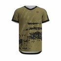 Pánské tričko BIDI BADU  Pure Wild V-Neck Tee Olive/Dark Grey