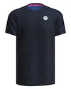 Pánské tričko BIDI BADU  Spike Crew Two Colored Tee Dark Grey/Blue