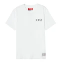 Pánské tričko CCM 125 Anniversary SS Tee B White