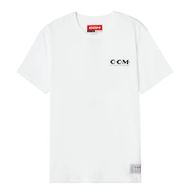 Pánské tričko CCM 125 Anniversary SS Tee B White