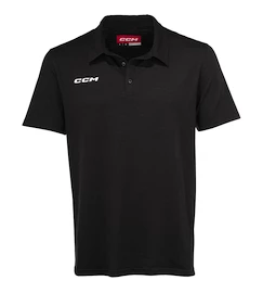 Pánské tričko CCM Fitted Polo Black