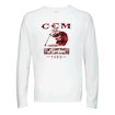 Pánské tričko CCM Holiday HOLIDAY MASCOTT LUMBER L/S TEE L, šedá