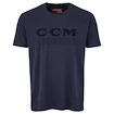 Pánské tričko CCM Holiday SS Tee B Navy