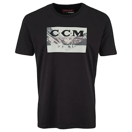 Pánské tričko CCM Holiday SS Tee C Black