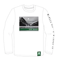 Pánské tričko CCM Nostalgia POND L/S TEE White