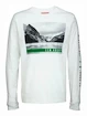 Pánské tričko CCM Nostalgia POND L/S TEE White S