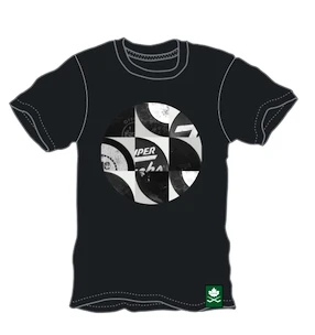 Pánské tričko CCM Nostalgia PUCKS S/S TEE Black  M