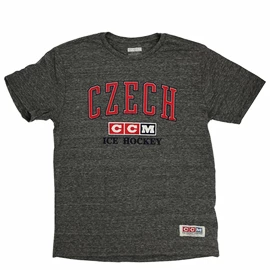 Pánské tričko CCM Old Practice Tri Tee Czech Hockey