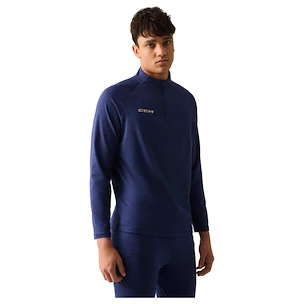 Pánské tričko CCM Outdoor Thermal LS Shirt Heather Blue