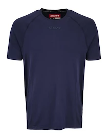 Pánské tričko CCM SS Premium Training Tee True Navy Senior