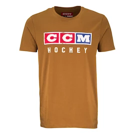 Pánské tričko CCM Vintage Fall SS Tee Wood