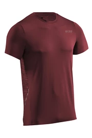 Pánské tričko CEP  Round Neck SS Dark Red