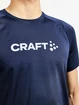 Pánské tričko Craft Core Unify Logo Blue Navy