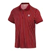 Pánské tričko Fila  Polo Stripes Björn Cabernet/White Alyssum L