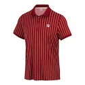 Pánské tričko Fila  Polo Stripes Björn Cabernet/White Alyssum L