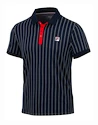 Pánské tričko Fila  Polo Stripes Navy/White L