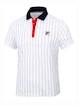 Pánské tričko Fila  Polo Stripes White/Stripes L