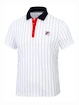 Pánské tričko Fila  Polo Stripes White/Stripes M