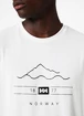 Pánské tričko Helly Hansen  Skog Recycled Graphic T-Shirt White