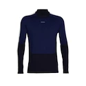 Pánské tričko Icebreaker Merino 200 Oasis Sonebula LS High Neck Mid Navy/Royal Navy/Snow/Cb