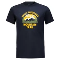 Pánské tričko Jack Wolfskin  JW Mountain Trail T Night Blue