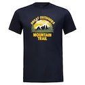 Pánské tričko Jack Wolfskin  JW Mountain Trail T Night Blue XXL