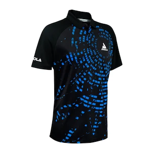 Pánské tričko Joola  Shirt Centrela Polo Black/Blue