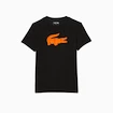 Pánské tričko Lacoste  Big Logo Core Performance T-Shirt Black/Sunrise