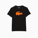 Pánské tričko Lacoste  Big Logo Core Performance T-Shirt Black/Sunrise