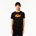 Pánské tričko Lacoste  Big Logo Core Performance T-Shirt Black/Sunrise