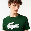 Pánské tričko Lacoste  Big Logo Core Performance T-Shirt Green/White