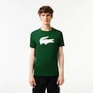 Pánské tričko Lacoste  Big Logo Core Performance T-Shirt Green/White XL