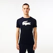 Pánské tričko Lacoste  Big Logo Core Performance T-Shirt Navy Blue/White