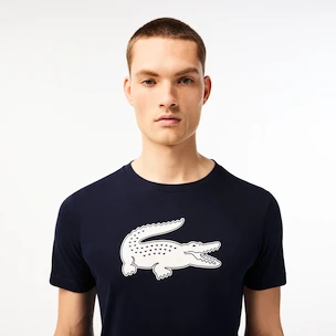 Pánské tričko Lacoste  Big Logo Core Performance T-Shirt Navy Blue/White